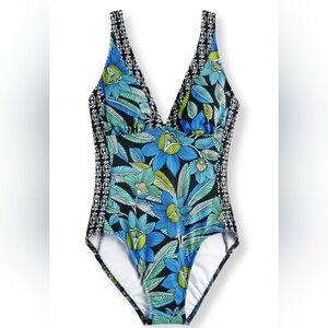 MiracleSuit Tropical One Piece Swimsuit In EUC